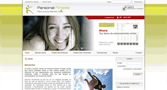 Desktop Screenshot of personal-fitness.cl